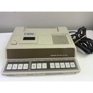 Vintage Olympus Microcassette System 2000 Dictation Transcriber Recorder Machine